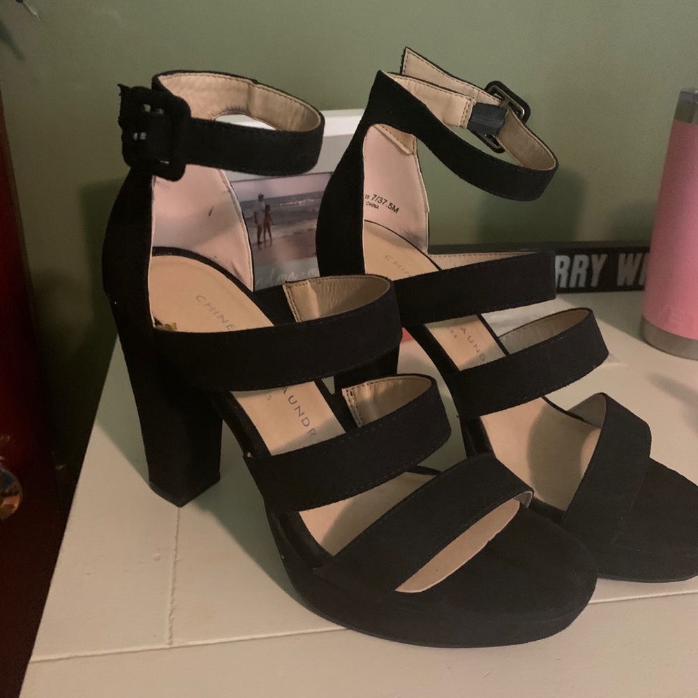 Black heels